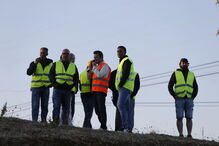 As imagens do primeiro dia de greve dos motoristas