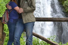 Mary Staud e o marido