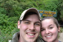 Mary Staud e o marido