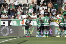 Raphinha inaugura o marcador no Municipal de Portimão