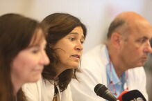 Conferência de imprensa sobre Matilde e Natália