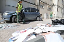 Autocarro desgovernado abalroa seis carros em Setúbal