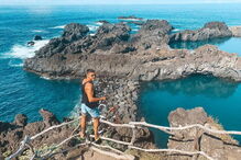 As fotos de Ângelo Rodrigues antes e depois de administrar testosterona (Fotografia de agosto)