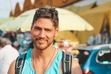 As fotos de Ângelo Rodrigues antes e depois de administrar testosterona