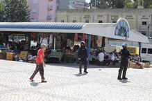 Operação policial no Mercado de Benfica