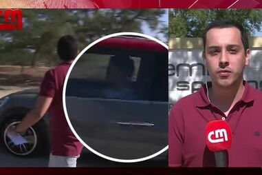 Bruno de Fernandes na Academia do Sporting reunido com presidente e agente