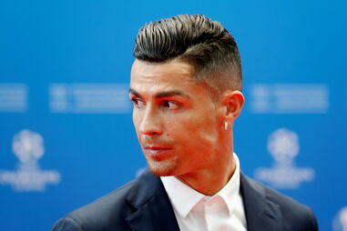 Cristiano Ronaldo na gala da UEFA
