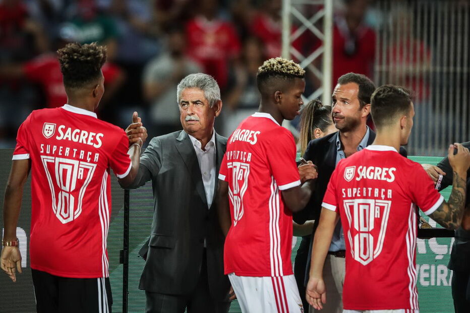 Presidente das águias reagiu à conquista da Supertaça frente ao Sporting por 5-0.