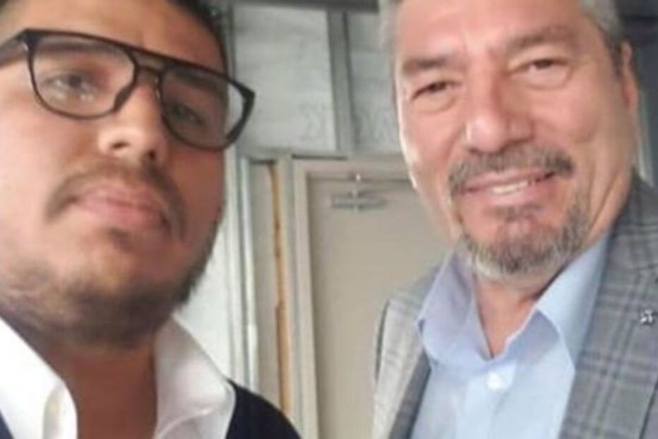 Jorge Calvillo (direita), vítima El Paso