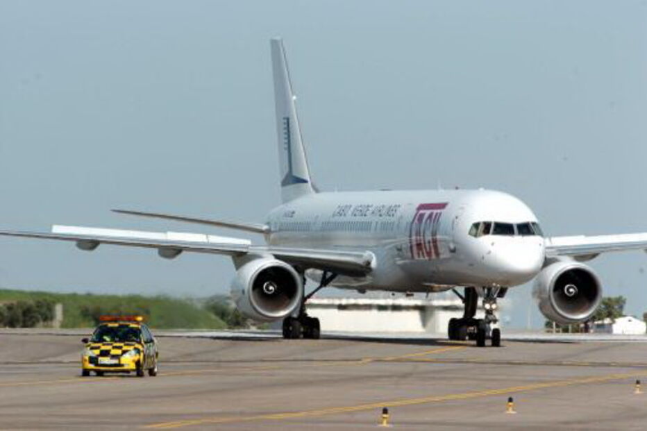 Avião da TACV - Cabo Verde Airlines