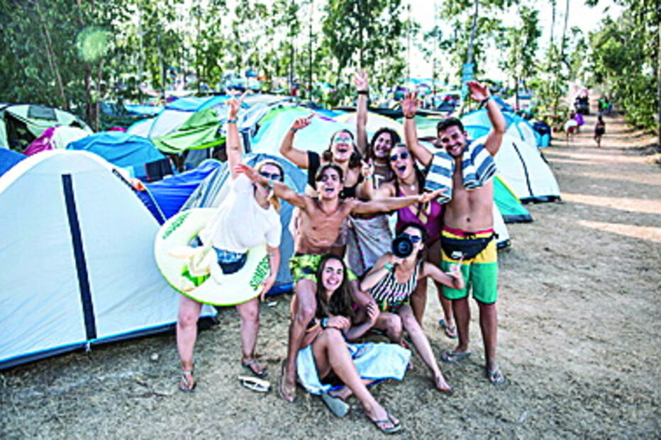 Muitos dos presentes são mais novos do que o festival 