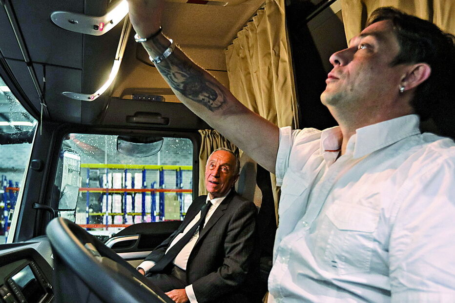 Marcelo Rebelo de Sousa deixou apelo ao consenso. Em dezembro, o Chefe de Estado ouviu queixas dos motoristas 