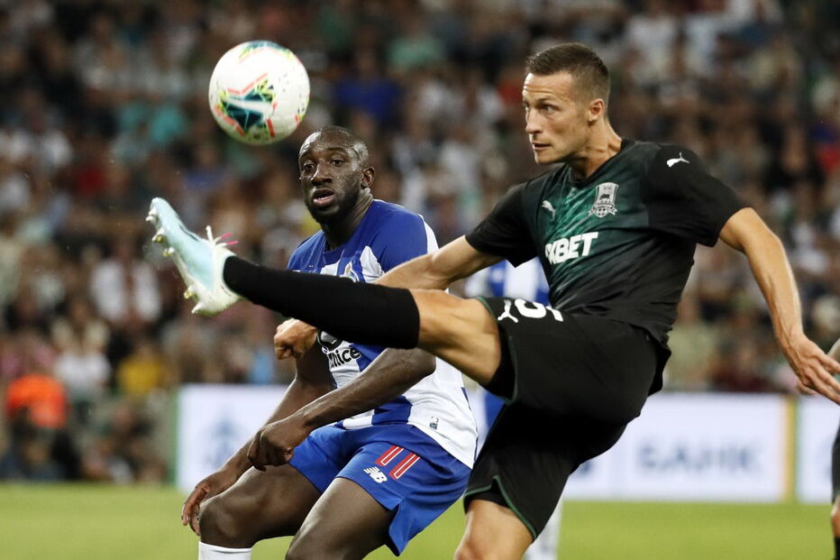 Jogo entre Krasnodar e FC Porto
