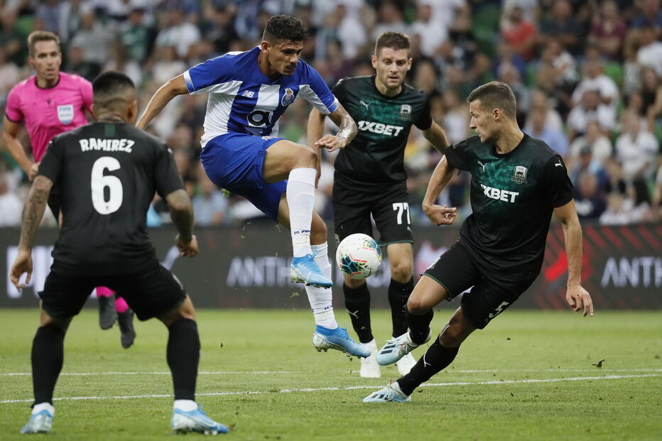 Jogo entre Krasnodar e FC Porto