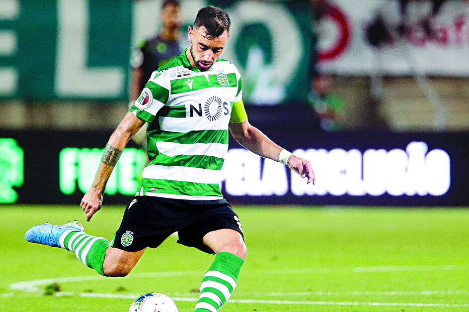 Bruno  Fernandes marcou  32 golos na época passada de leão ao peito 