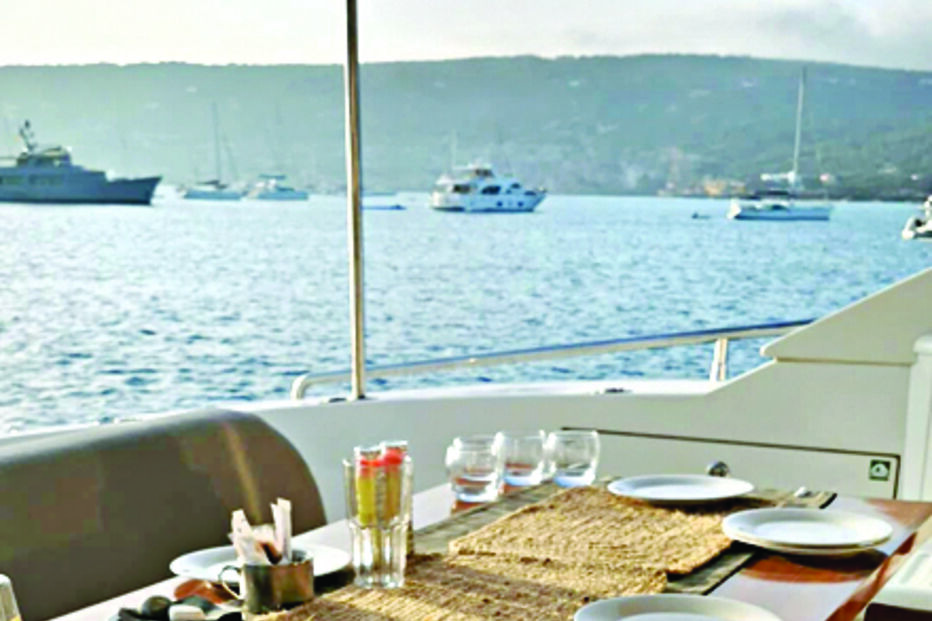 A mesa do seu pequeno-almoço