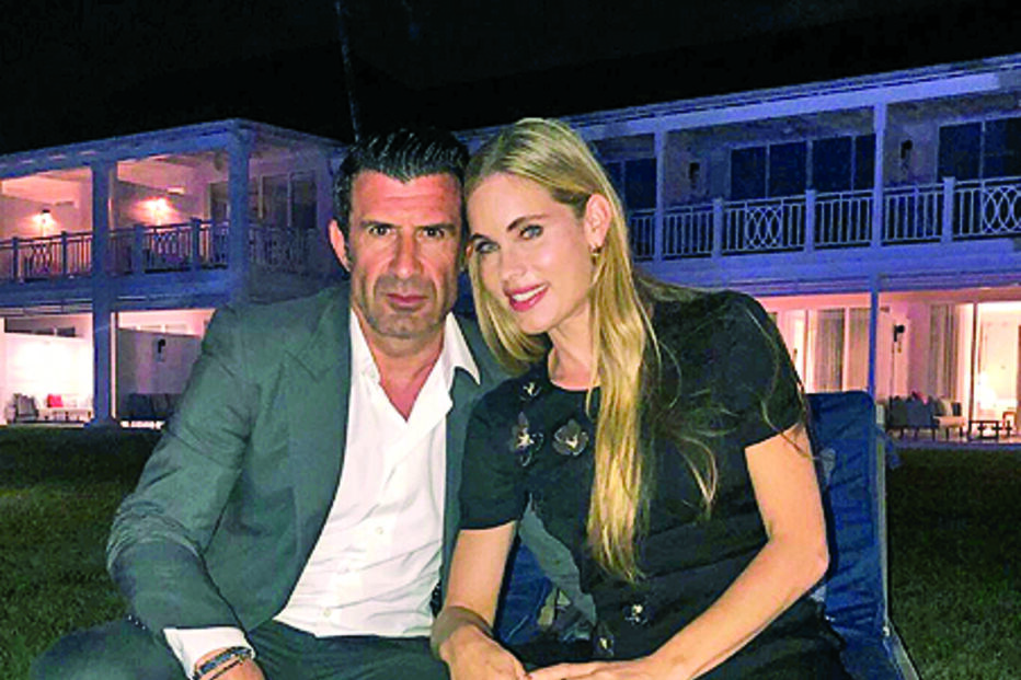 Helen Svedin e Luís Figo são casados desde 2001. Têm três filhas: Daniela,  de 20 anos, Martina,  de 17, e Stella, de 14 
