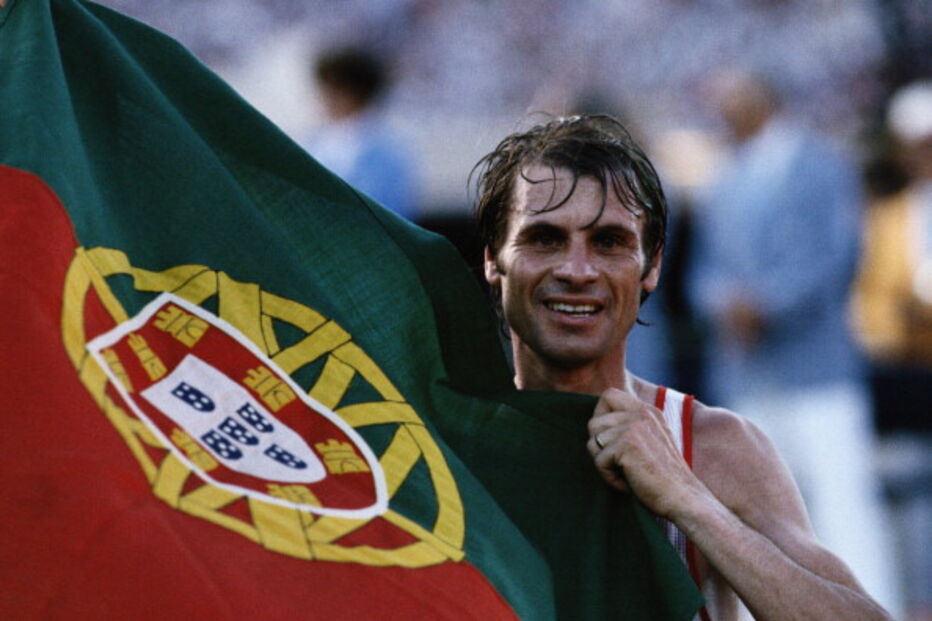 Carlos Lopes, o herói de ouro em Los Angeles. Campeão Olímpico em 1984