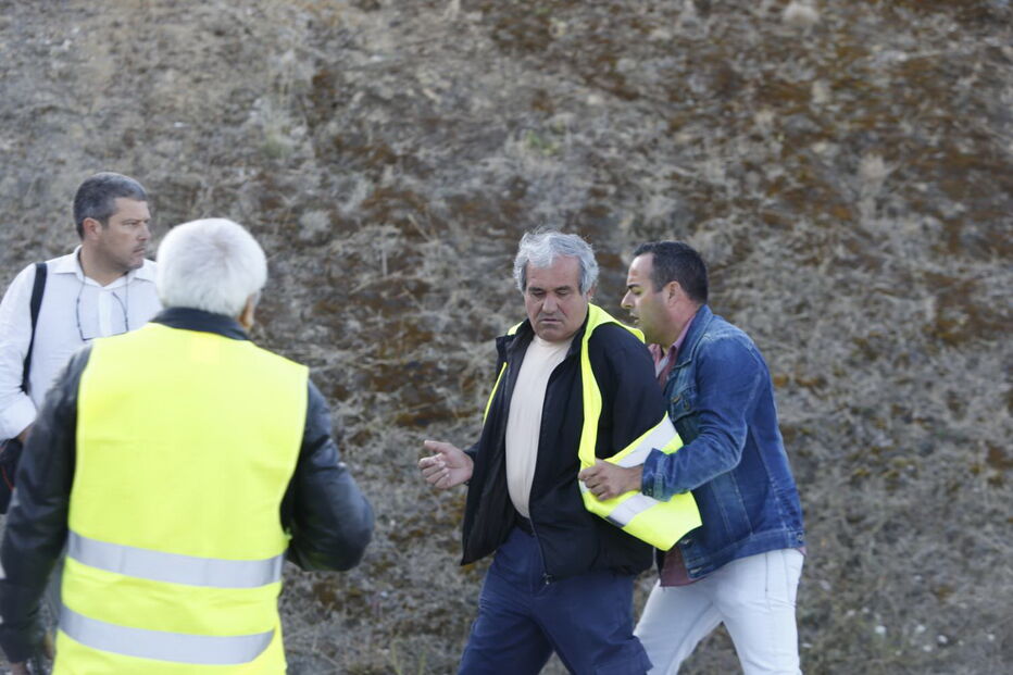 As imagens do primeiro dia de greve dos motoristas