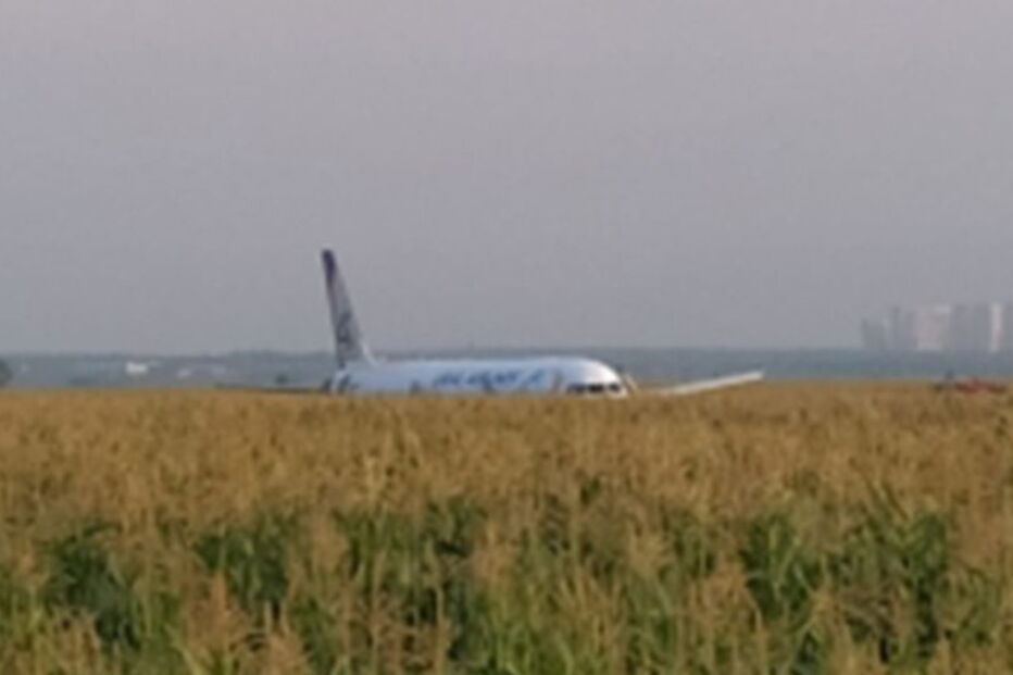 Avião colide com pássaros e provoca 23 feridos após aterragem de emergência na Rússia