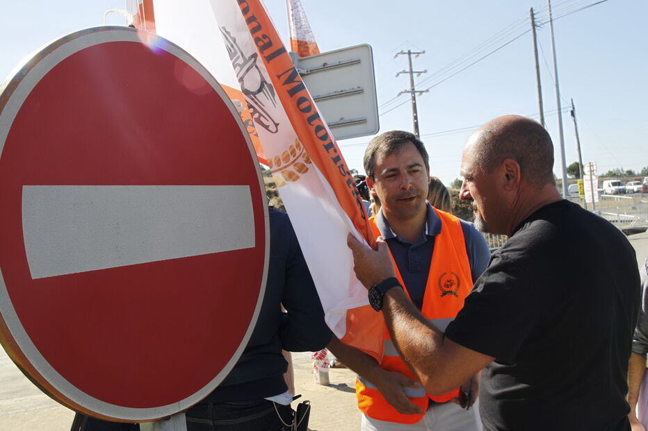  O presidente do sindicato, Francisco São Bento
