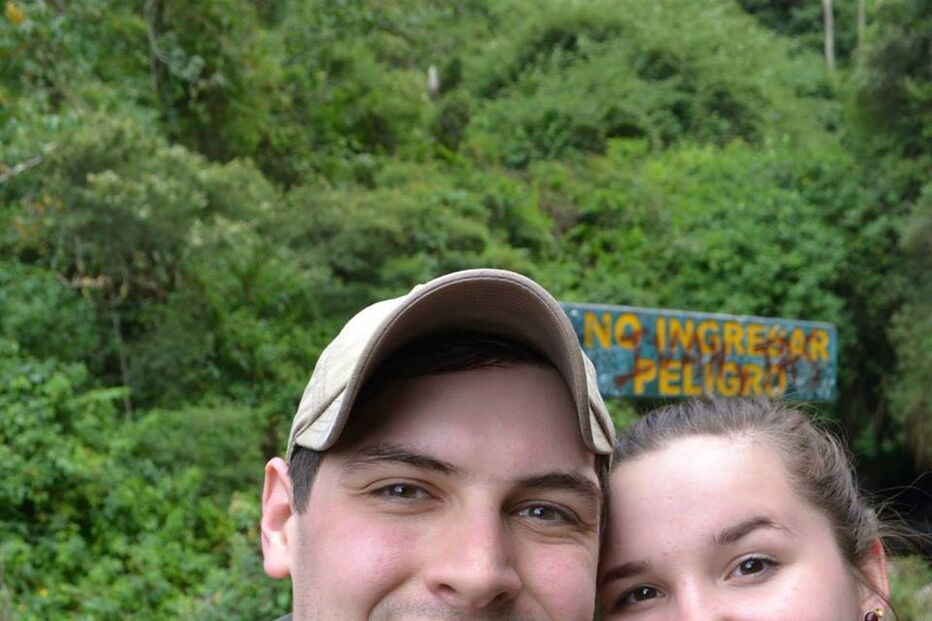 Mary Staud e o marido