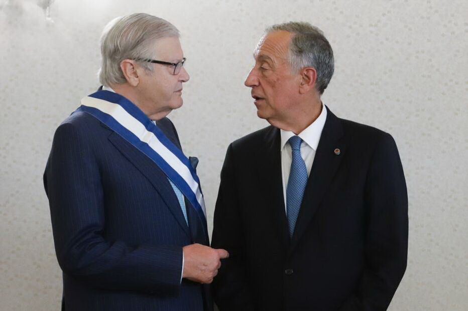 Marcelo Rebelo de Sousa com Alexandre Soares dos Santos 