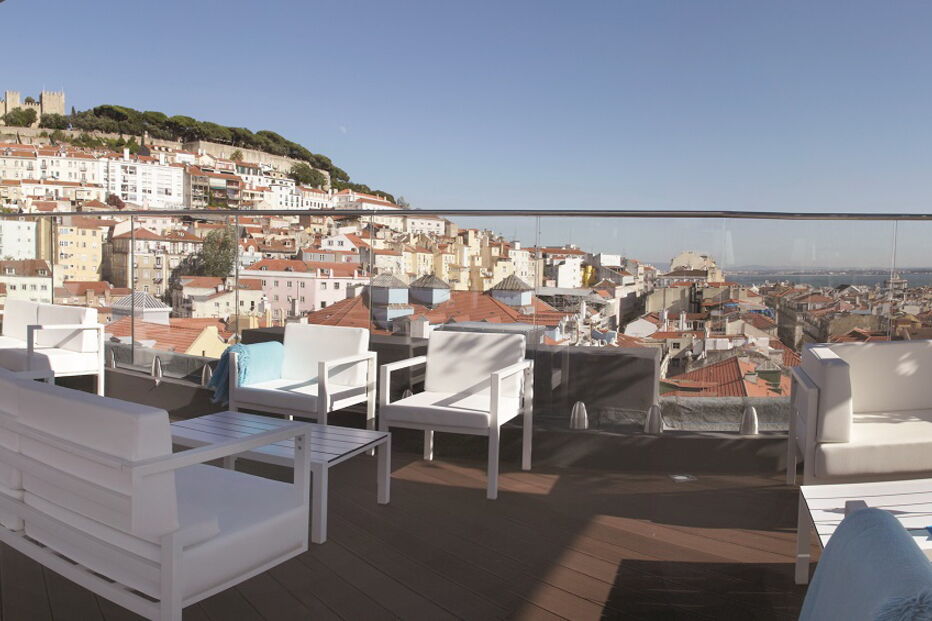 Rooftop do Hotel Mundial em Lisboa