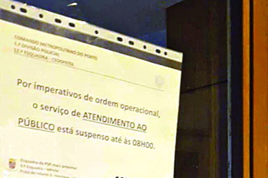 PSP de Cedofeita, no centro do Porto, esteve encerrada durante a madrugada na terça-feira