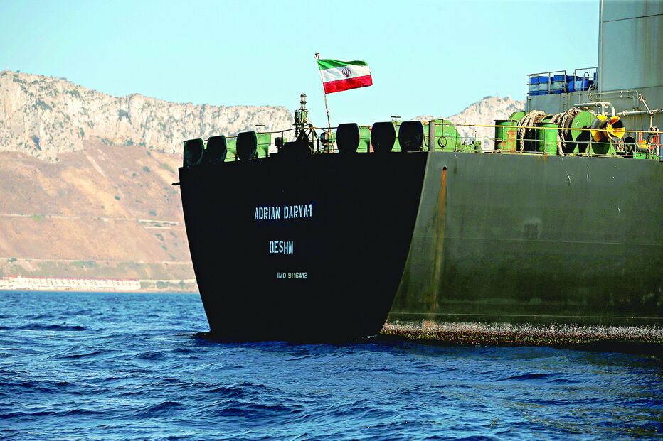 Petroleiro iraniano foi apresado em julho por suspeita de violar o embargo de venda de petróleo ao regime de Damasco