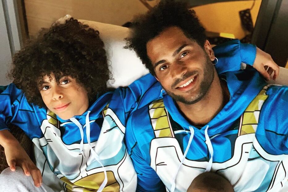 Guillaume com os filhos