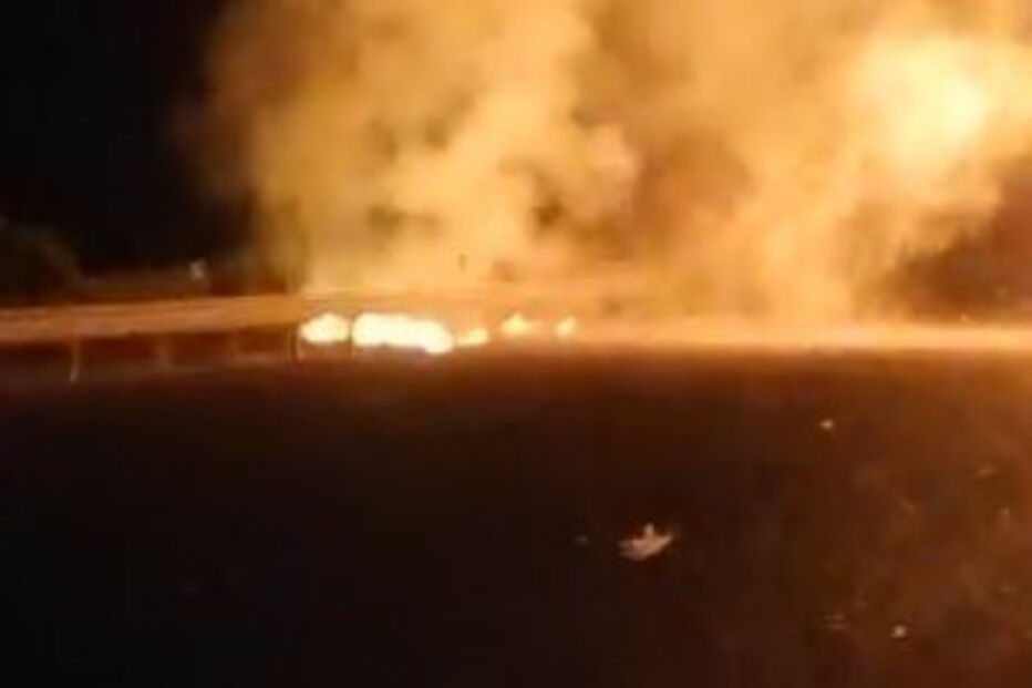 Dois carros incendeiam-se na A3 em Ponte de Lima