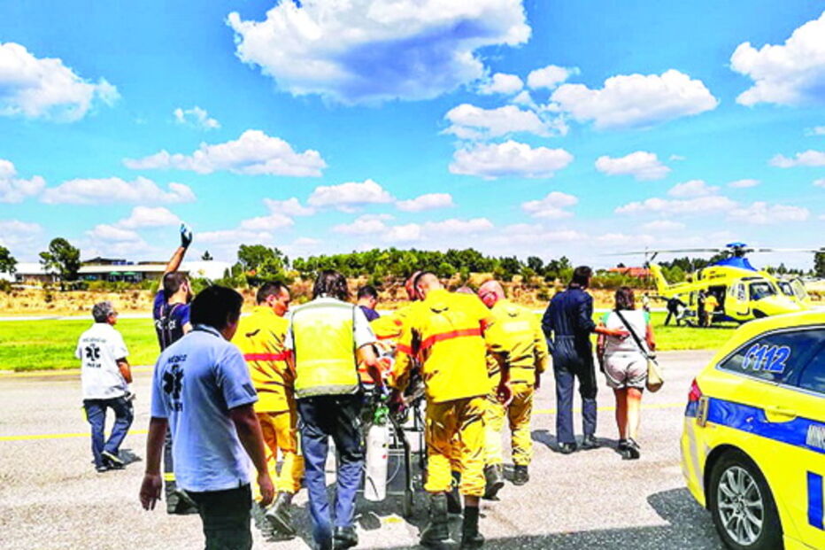 Carro em contramão choca e fere cinco crianças em Proença-a-Nova