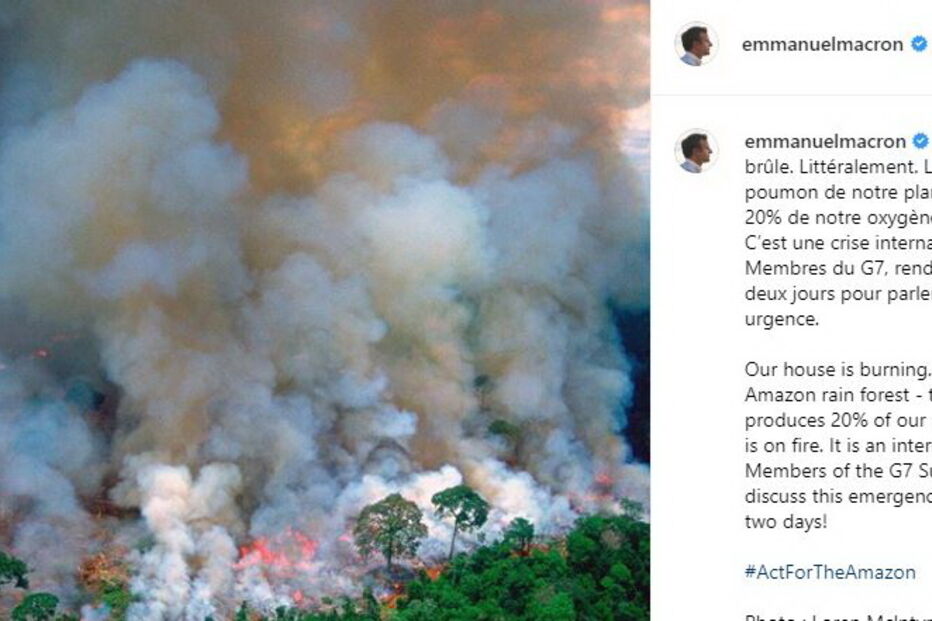 Presidente francês, Emmanuel Macron partilha imagem do fotógrafo da National Geographic Loren McIntyre, que morreu em 2003