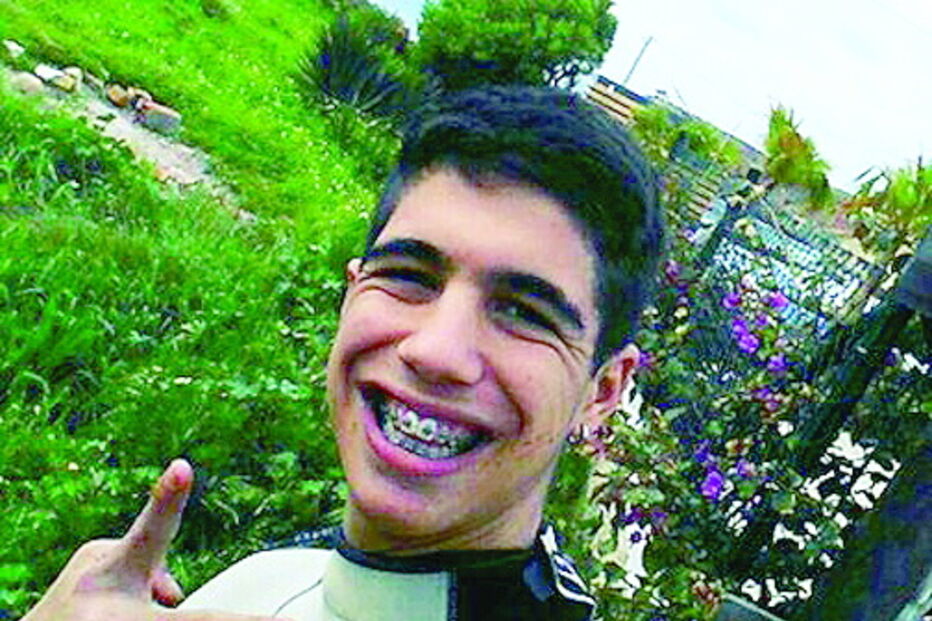 Lucas Leote foi atingido no pescoço 