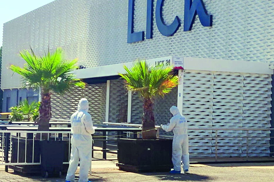 Polícia Judiciária fez perícias junto à porta da discoteca Lick 