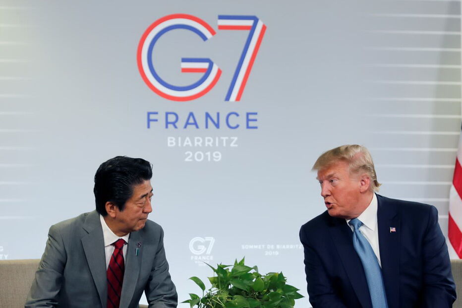 Donald Trump e Shinzo Abe