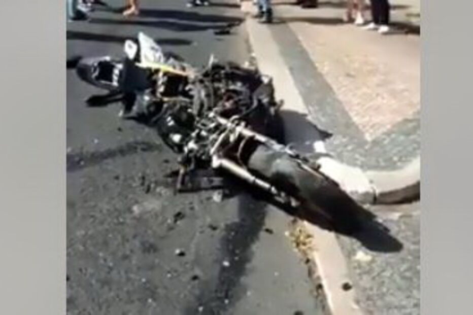 Mota ficou destruída