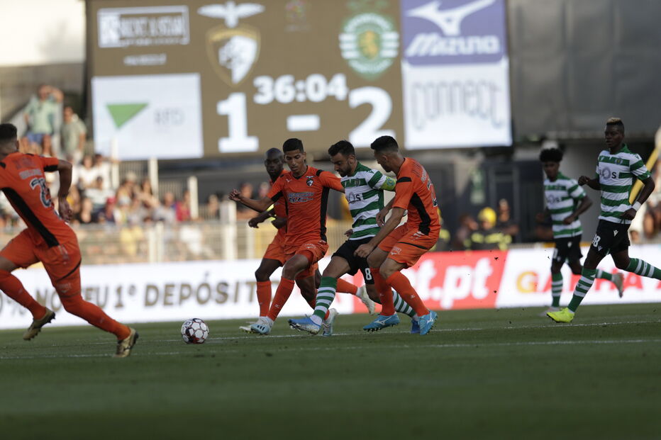 Jogo entre Portimonense e Sporting	