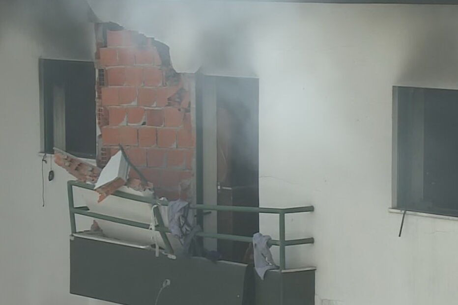 Explosão seguida de incêndio em apartamento faz três feridos em Coimbra	