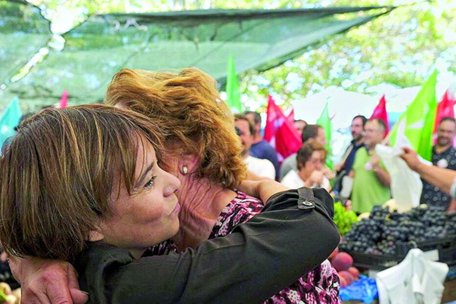 Catarina Martins, do BE, na Feira de Espinho 