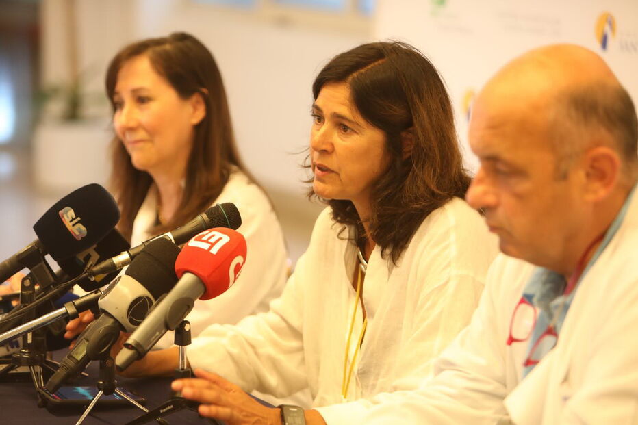 Conferência de imprensa sobre Matilde e Natália