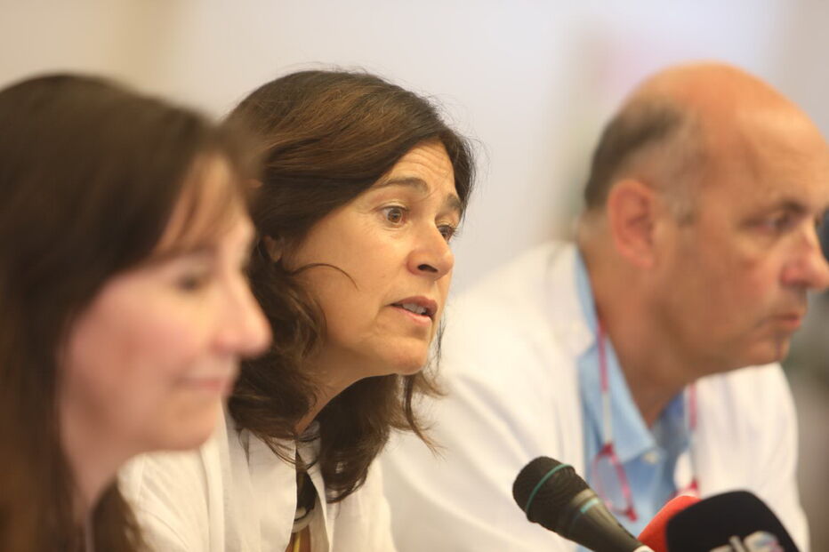 Conferência de imprensa sobre Matilde e Natália