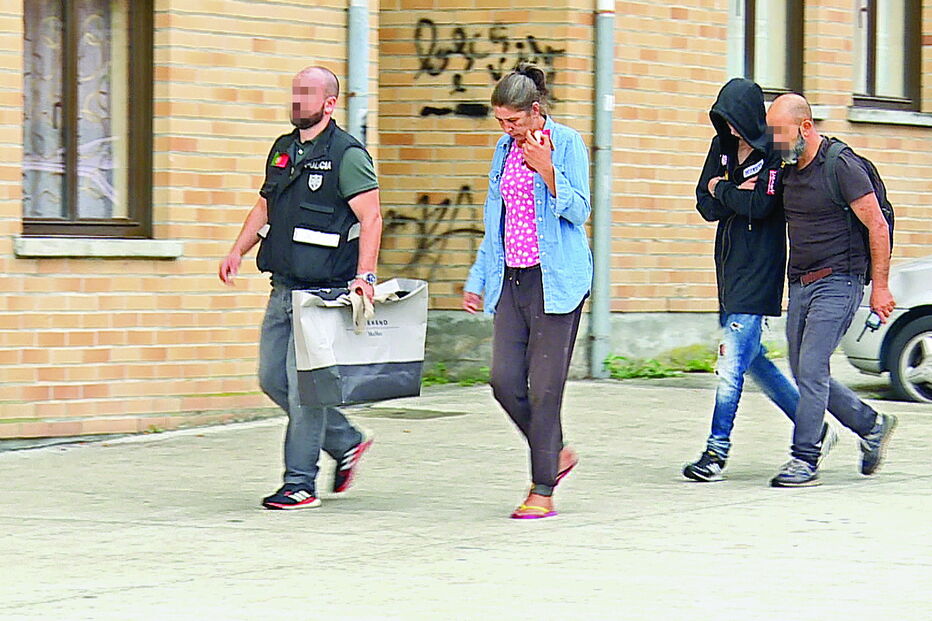 Vários elementos da PSP estiveram no terreno