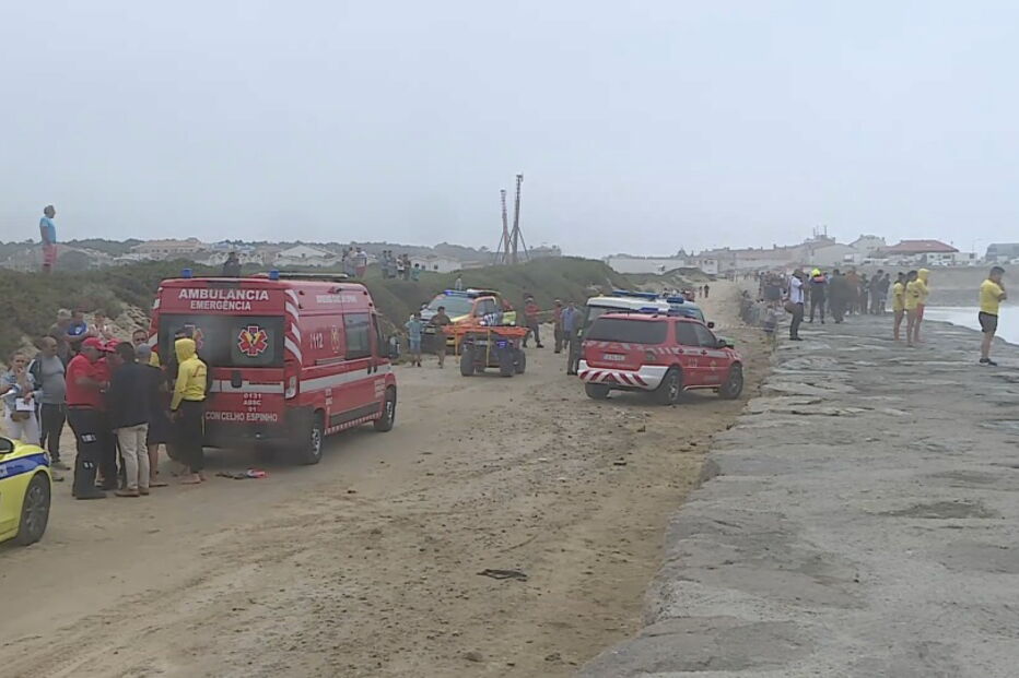 Homem morre ao tentar salvar a mulher na praia da Cortegaça em Ovar