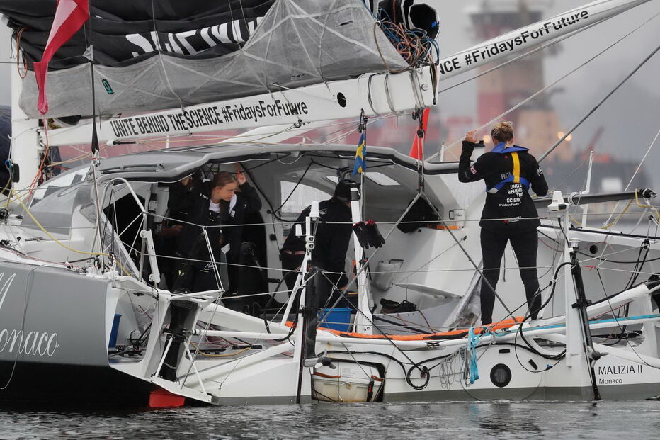 Greta Thunberg chega a Nova Iorque após viagem alternativa