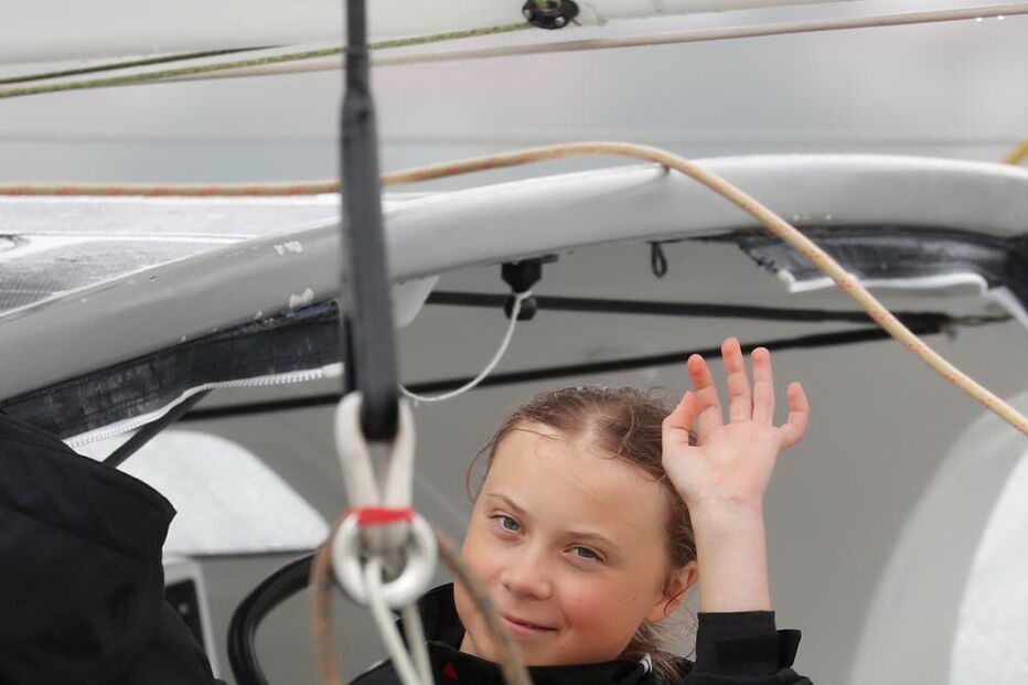 Greta Thunberg chega a Nova Iorque após viagem alternativa