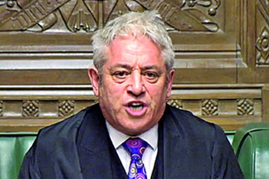 Bercow manifestou revolta 