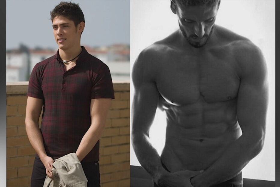 As fotos de Ângelo Rodrigues antes e depois de administrar testosterona