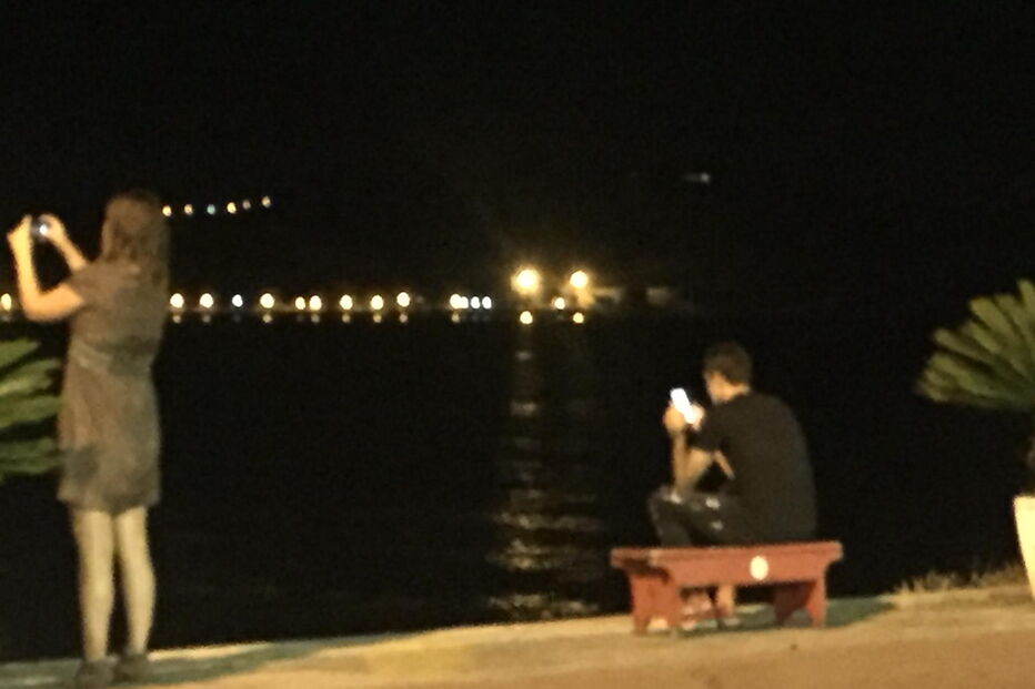 Futebolista do Benfica Ljubomir Fejsa diverte-se na noite lisboeta com amigo